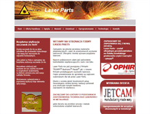 Tablet Screenshot of laser-parts.pl